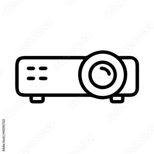 digital projector icon vector illustration