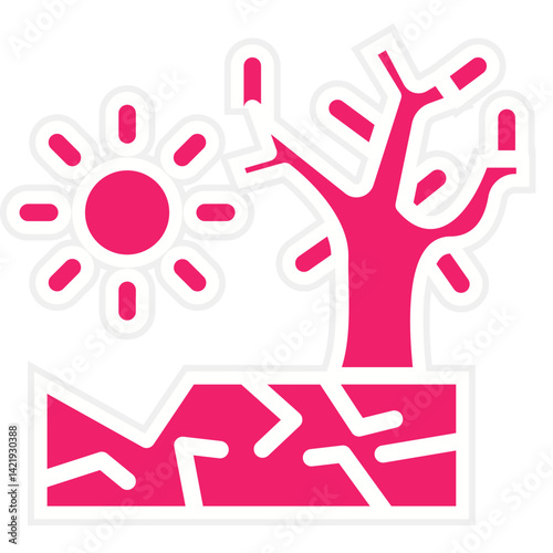 Desertification Icon Style