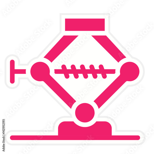 Car Jack Icon Style