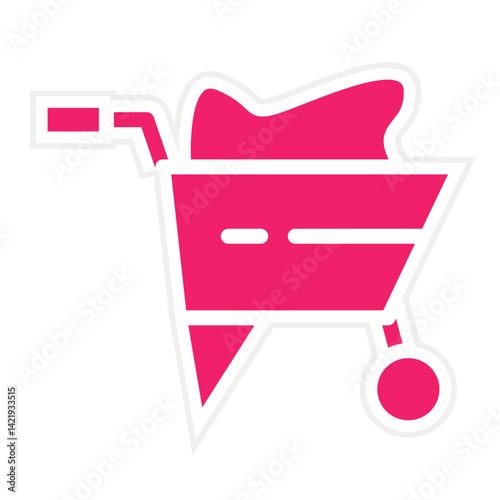 Wheelbarrow Icon Style
