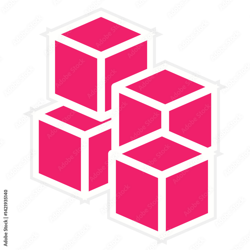 Blocks Icon Style Blocks Icon Style