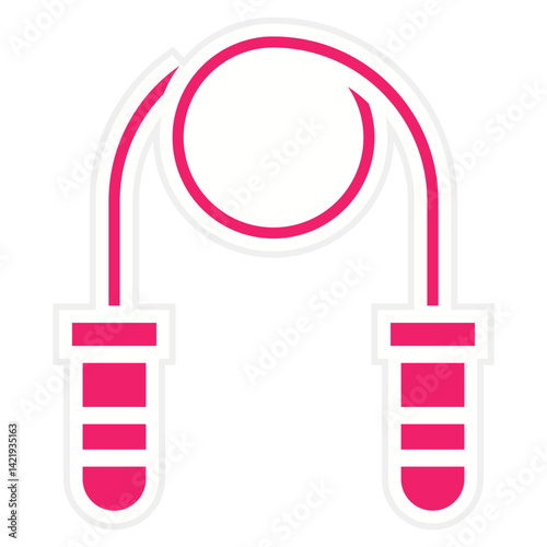 Skipping Rope Icon Style
