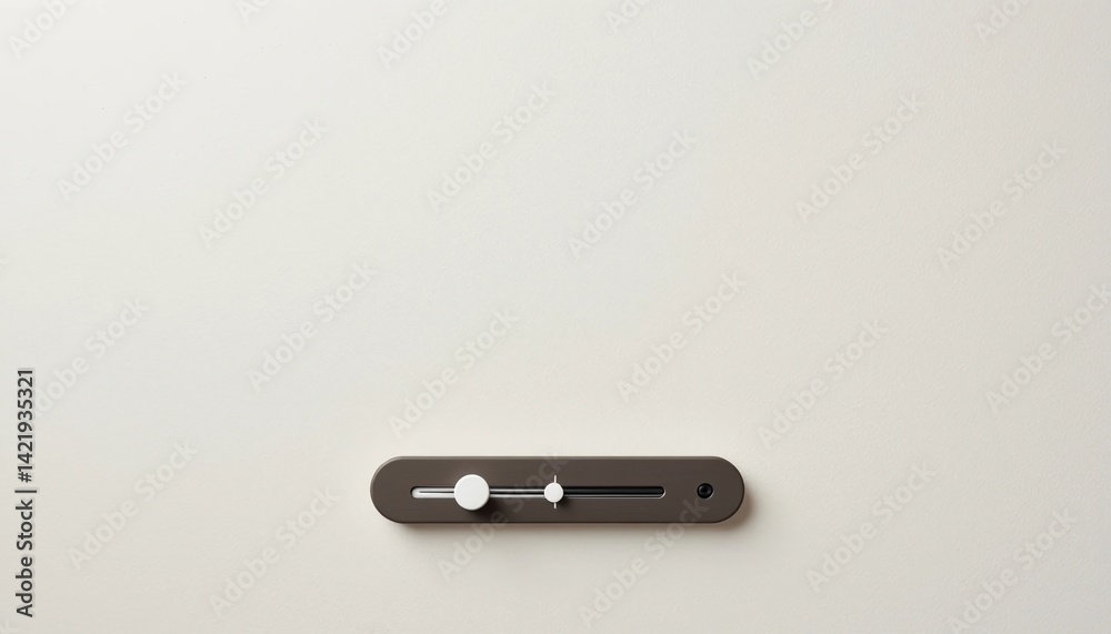 Fototapeta premium Modern control slider interface minimalist design digital environment user interaction tech concept