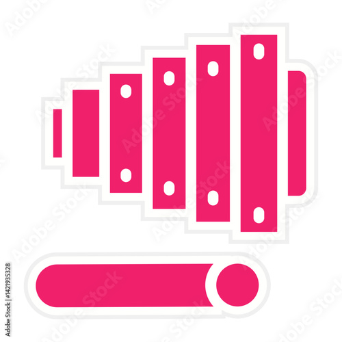Xylophone Icon Style