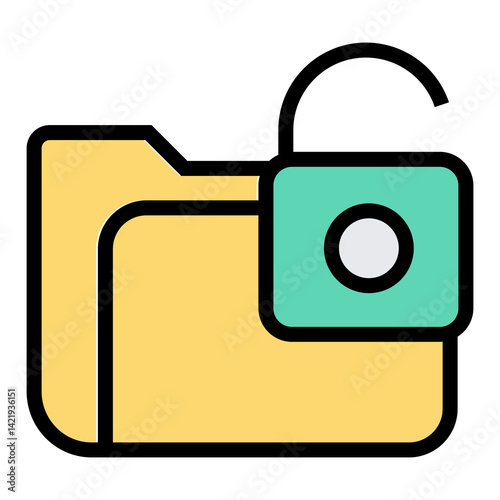 data breach vector icon