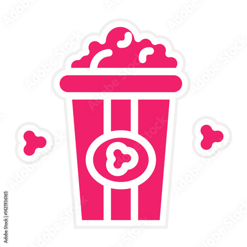 Popcorn Icon Style
