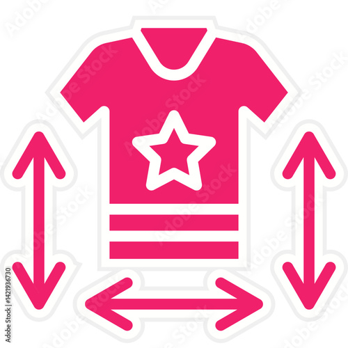 Clothes Measurement Icon Style