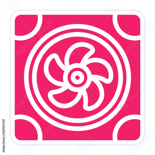 Air Cooler Icon Style