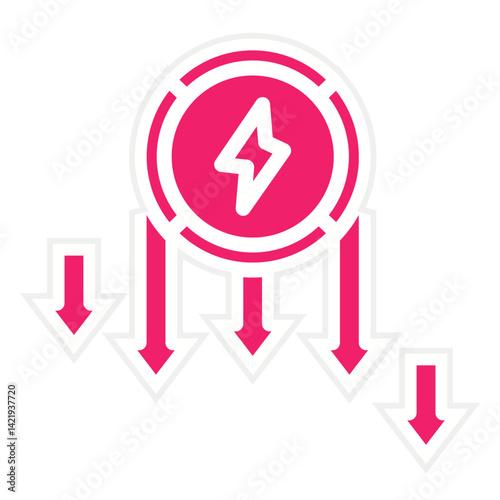 Energy Consumption Icon Style
