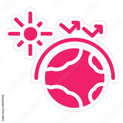 Greenhouse Effect Icon Style