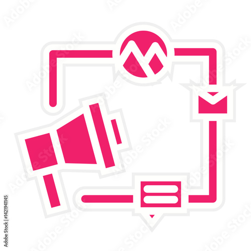 Advertising Campaign Icon Style