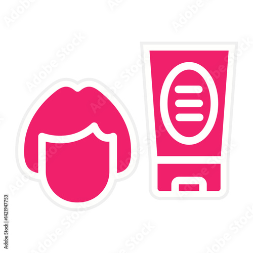 Face Scrub Icon Style