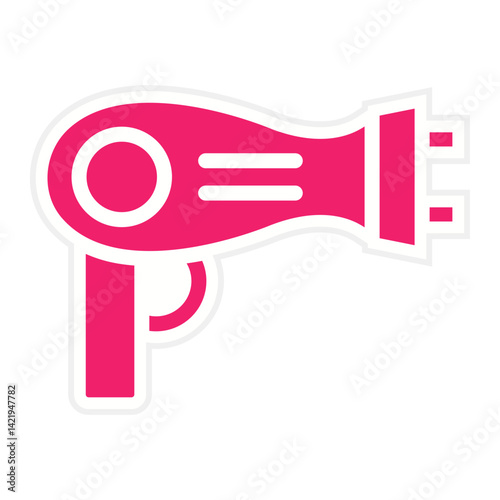 Hair Dryer Icon Style