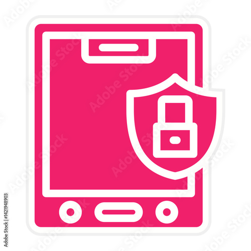 Mobile Security Icon Style