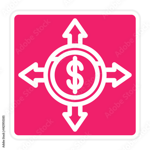 Business Ways Icon Style