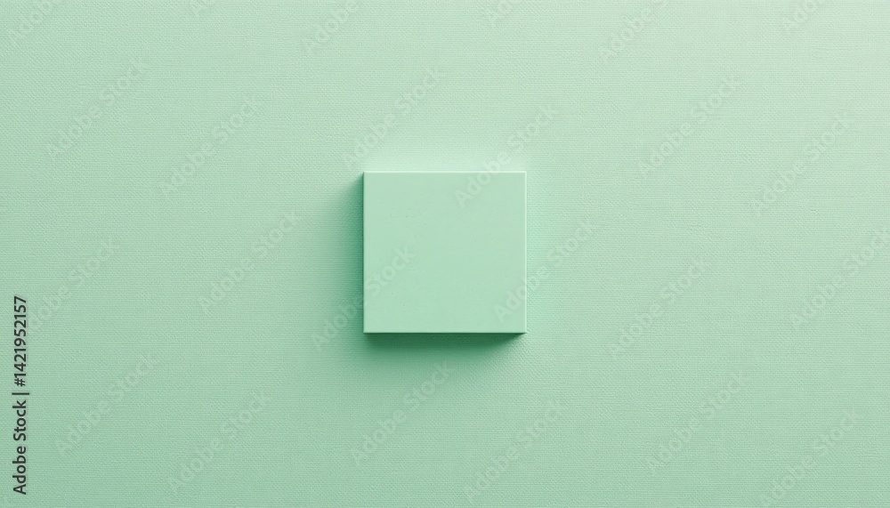 Minimalist design action featuring a square element on a soft green wall graphic content type indoor environment close-up viewpoint modern aesthetic concept for enhanced seo impact Minimalist design action featuring a square element on a soft green wall graphic content type indoor environment close-up viewpoint modern aesthetic concept for enhanced seo impact