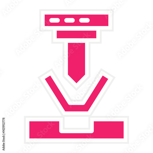 Bending Machine Icon Style