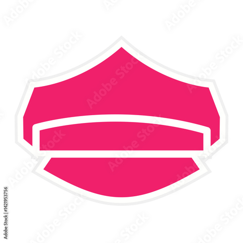 Police Hat Icon Style