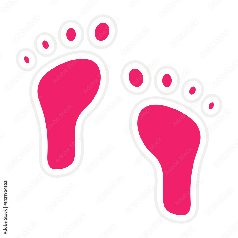 Footprint Icon Style Footprint Icon Style
