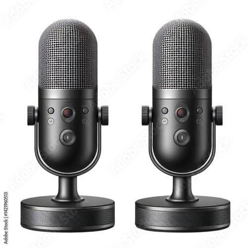 microphone isolated on white