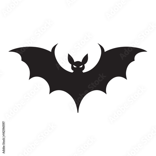 Wallpaper Mural Scary Bat Silhouette Art
 Torontodigital.ca