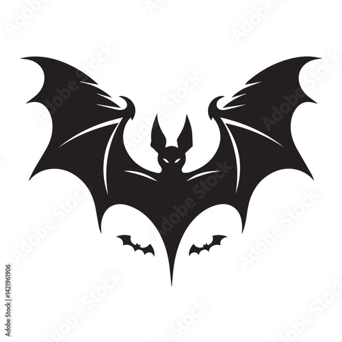 Wallpaper Mural Dark Bat Silhouette Clipart
 Torontodigital.ca