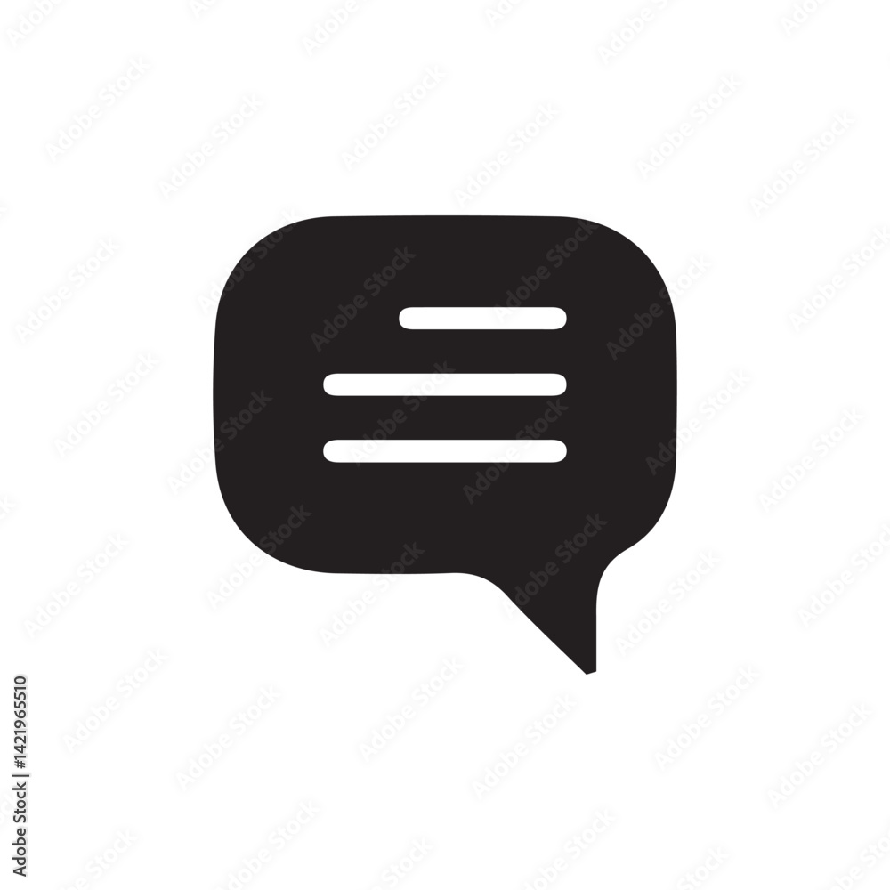 Comment icon speech bubble symbol. vector illustration eps 10 Comment icon speech bubble symbol. vector illustration eps 10