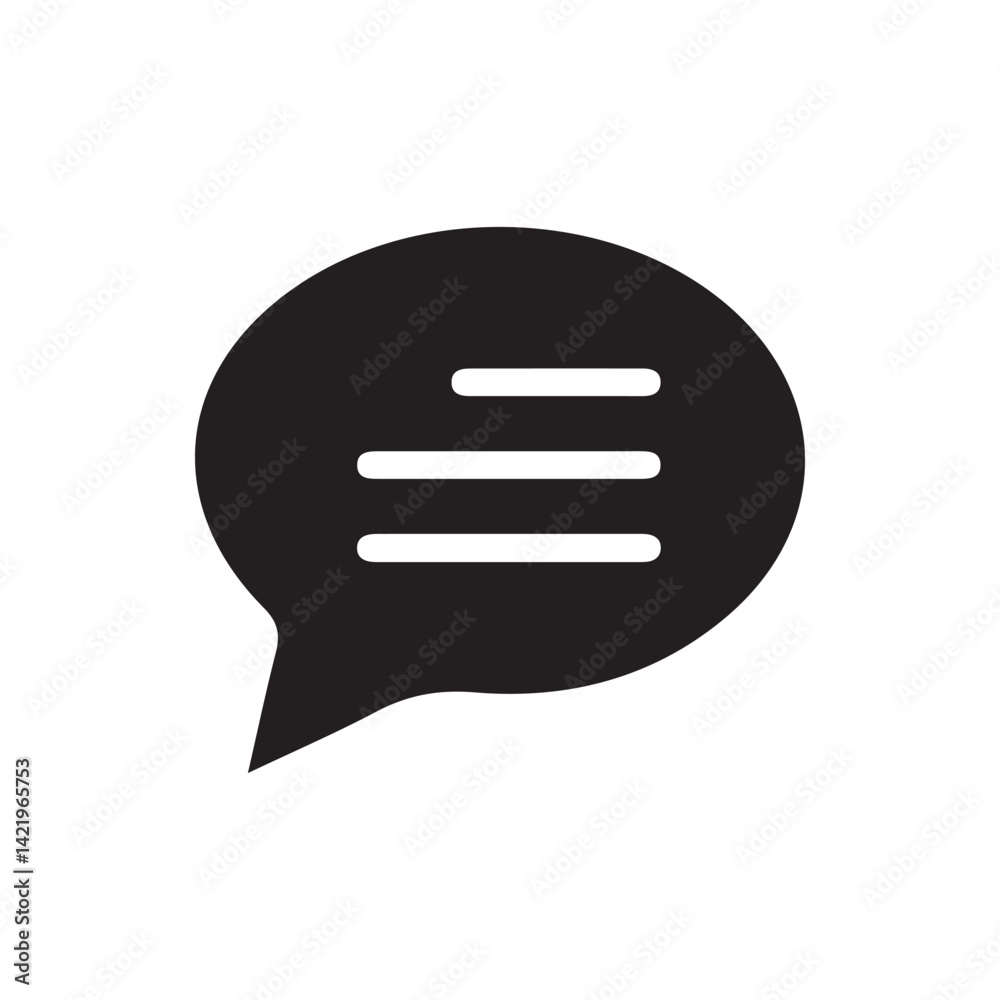 Comment icon speech bubble symbol. vector illustration eps 10 Comment icon speech bubble symbol. vector illustration eps 10