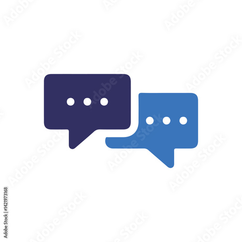 Chat bubble message icon sign. vector illustration Eps 10