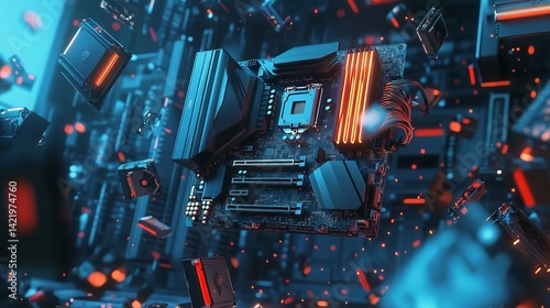Exploring high end gaming motherboard components and computer hardware technology innovation design