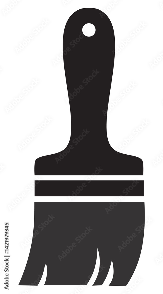 Fototapeta premium Paint Brush Clipart in Vector Style