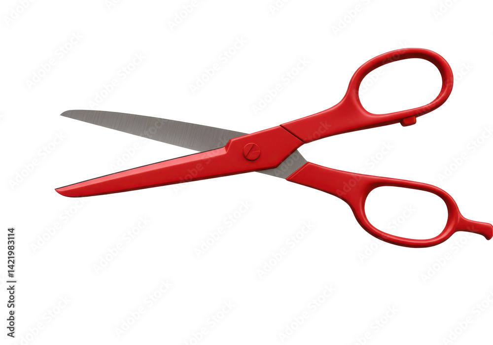Red Scissors Isolated Red Scissors Isolated