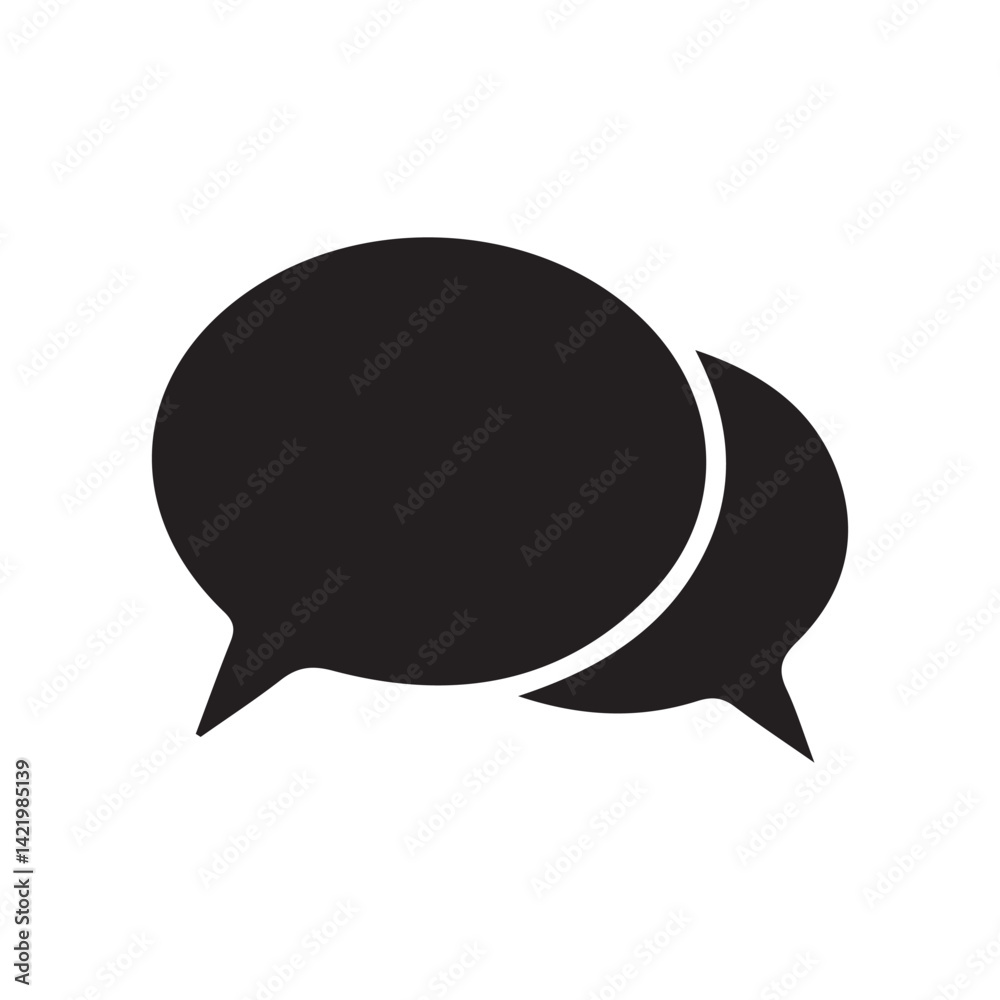 Text Message Icon. comment icon speech bubble symbol Chat message icons. Vector Illustration Text Message Icon. comment icon speech bubble symbol Chat message icons. Vector Illustration