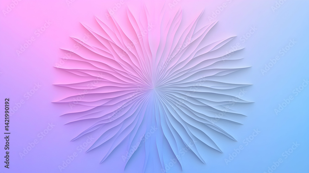 Obraz premium Abstract Pink Blue Geometric Background Pattern