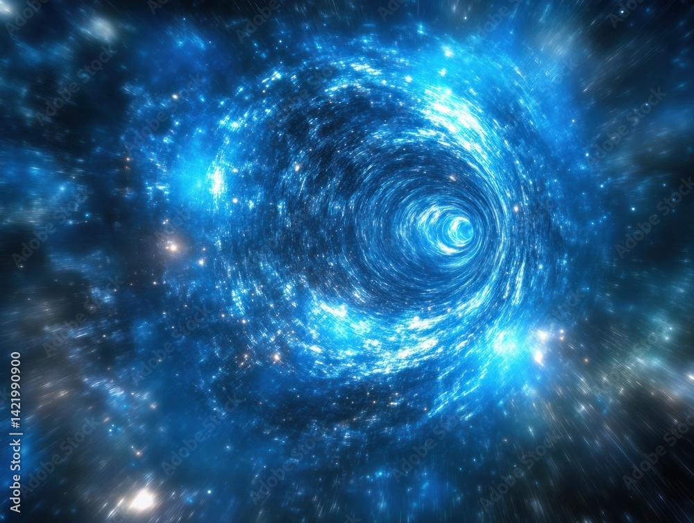 Cosmic Vortex: A Journey Through the Nebula