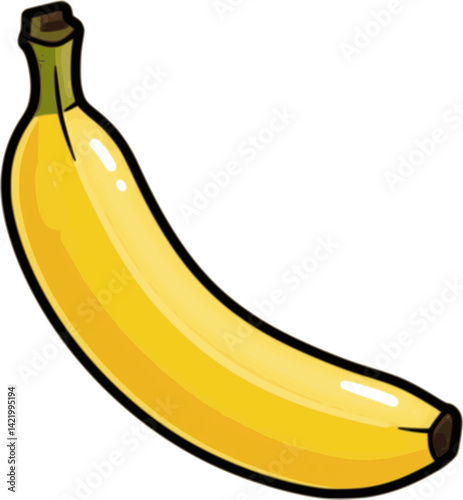 banana isolated on white background
