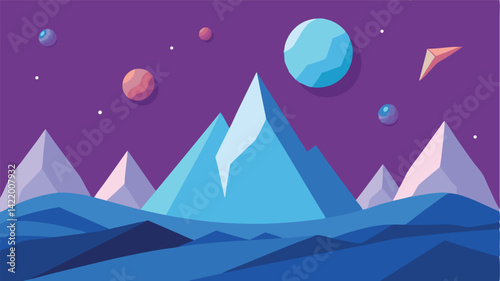 dreamy cloud kingdom landscape background