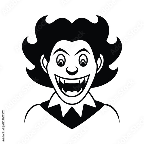 A Clown With Too Many Teeth