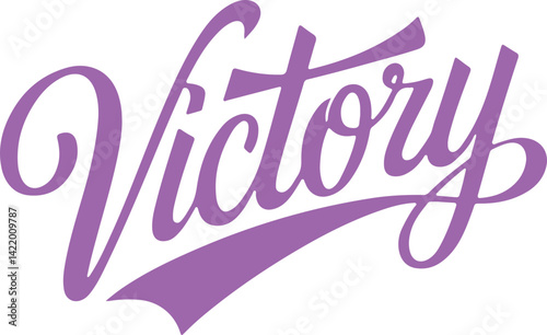 Victory Word Art.