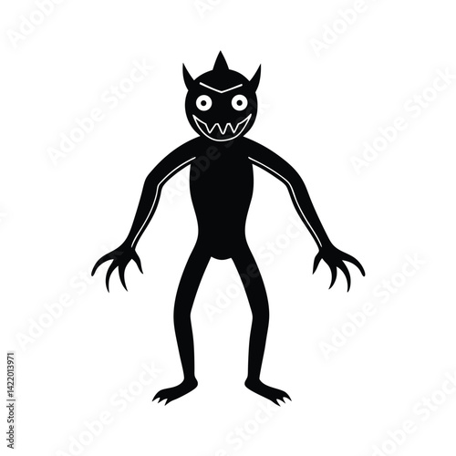 shadow creature mimicking humans