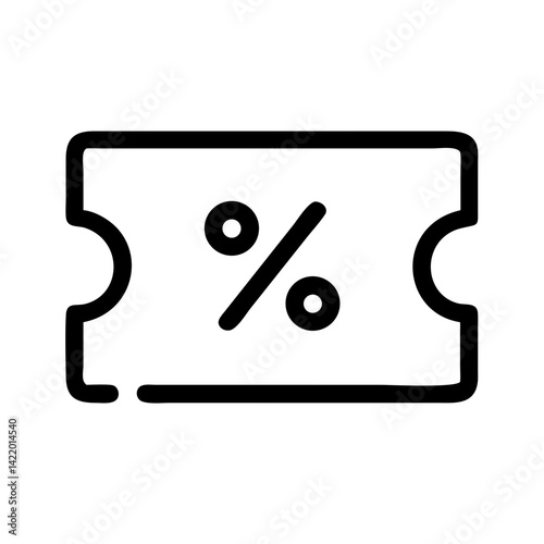 discount voucher promotion vector flat icon for marketing apps and websites
