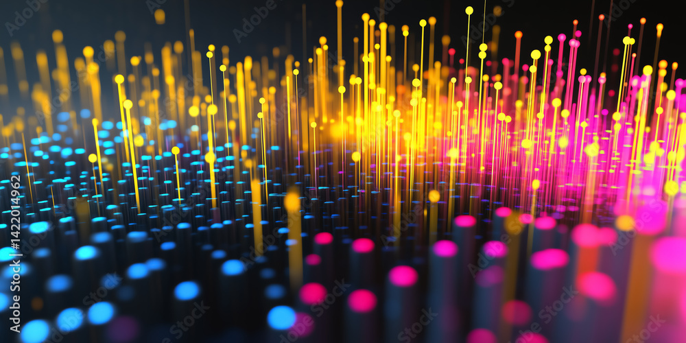 Fototapeta premium Highlighting Decentralized Value Within Distributed and Autonomous Business Networks