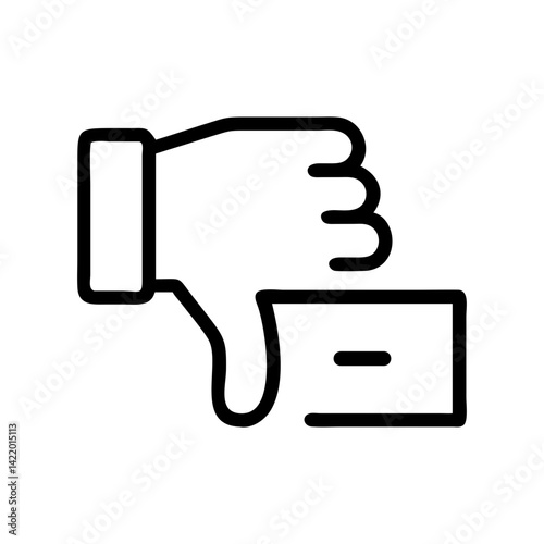 payment decline icon vector flat symbol for transaction apps and websites
