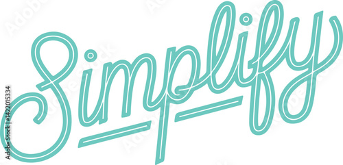 Simplify.