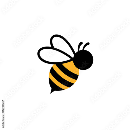 bee of a honey isolated on transparent background 
