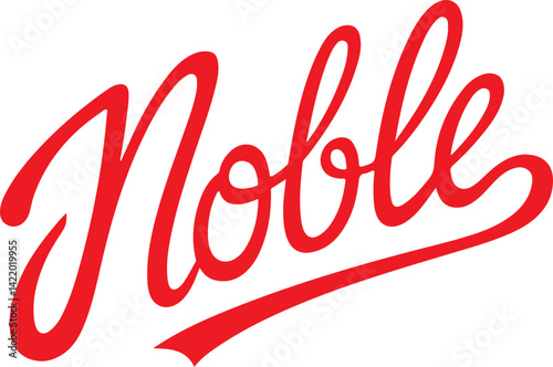 Red Noble Wordmark.