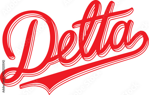Red Detta Logo.