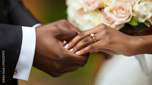 Loving Couple Holds Hands
