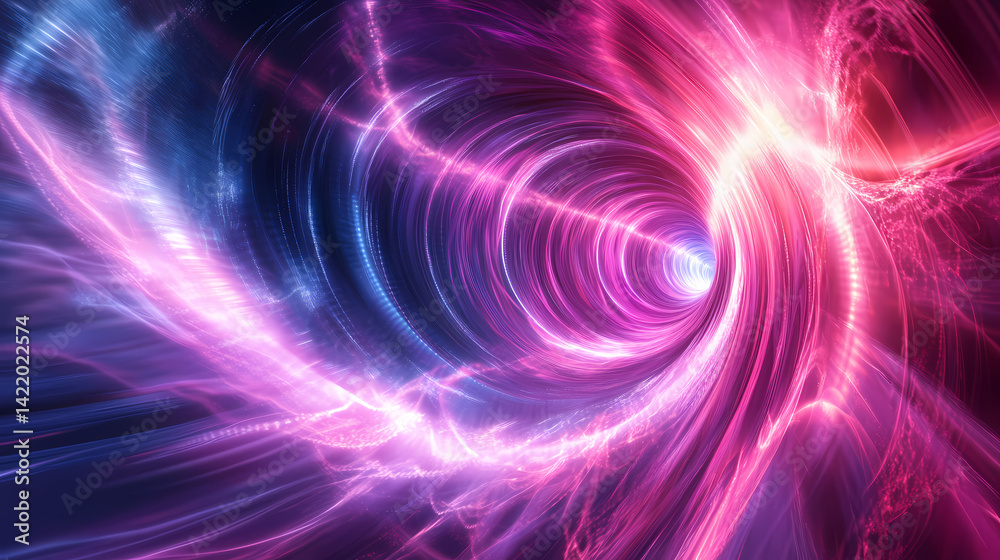 futuristic tunnel energy