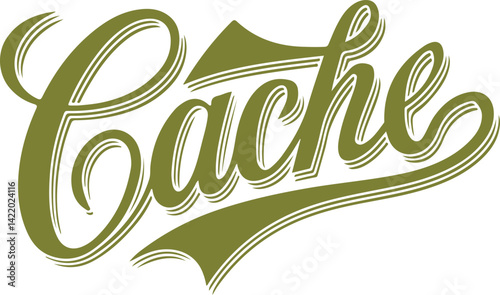 Cache - Handwritten Typography.